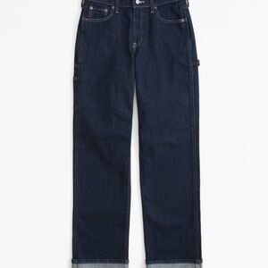 Abercrombie & Fitch Low Rise Baggy Utility Jeans